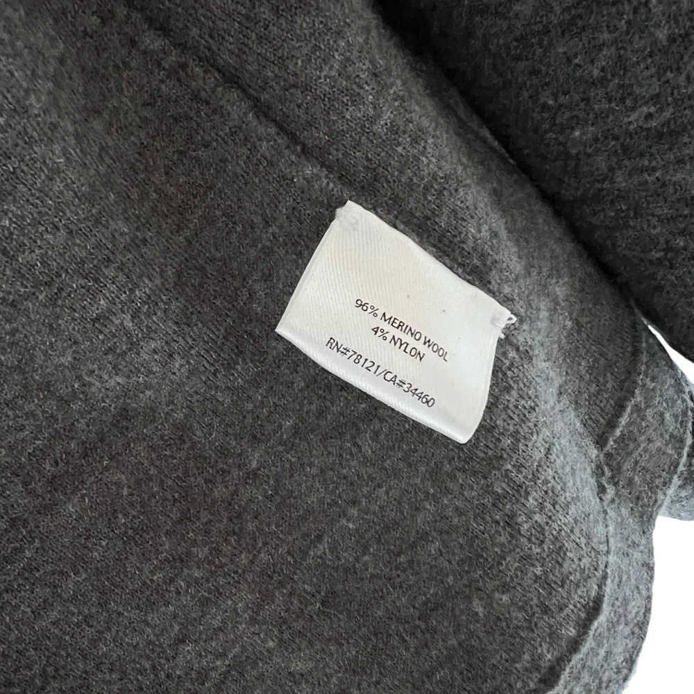 Eileen Fisher Wool Blend Double-Breasted Jacket Size XL